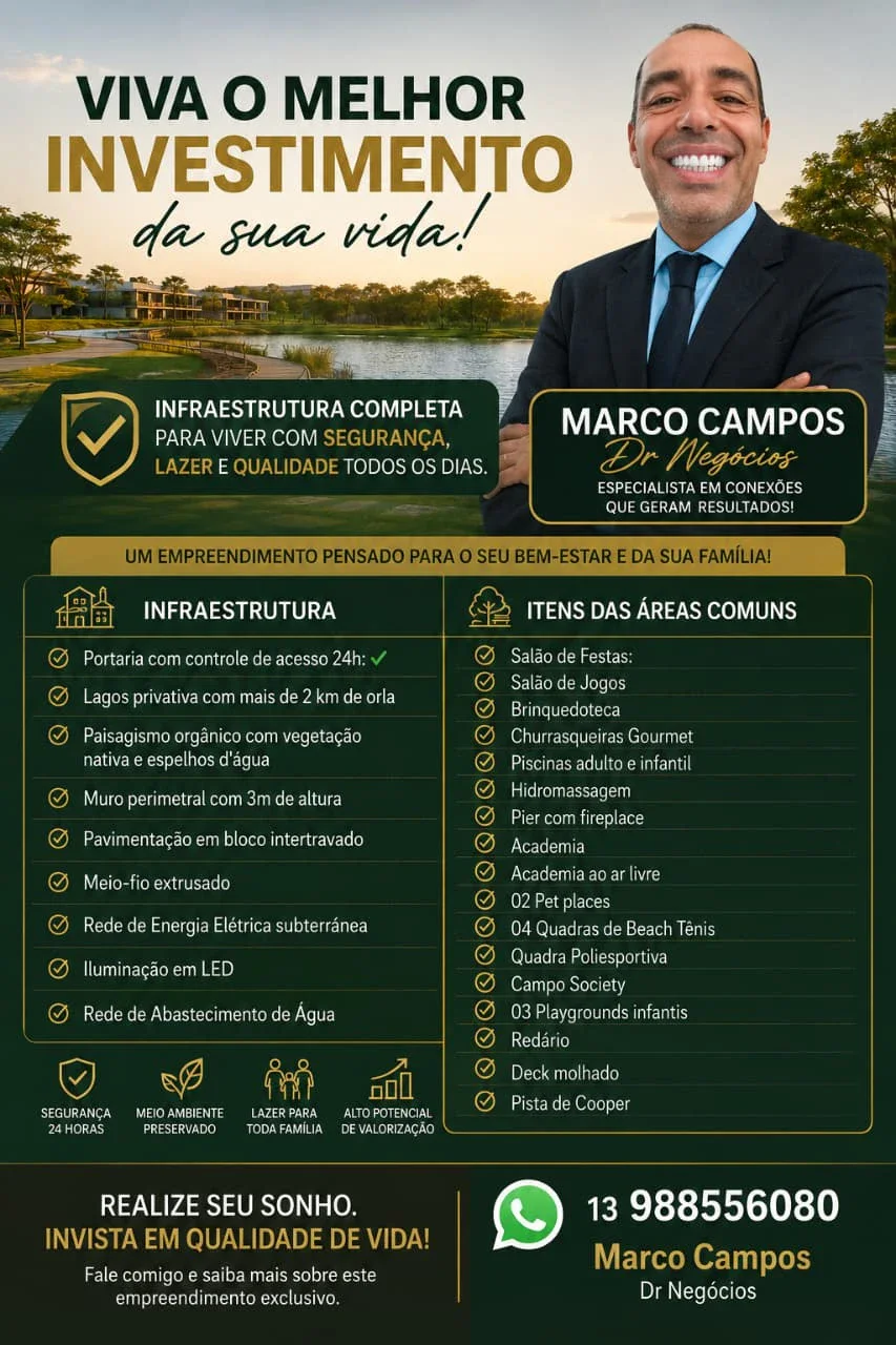 OPORTUNIDADE PARA INVESTIMENTO