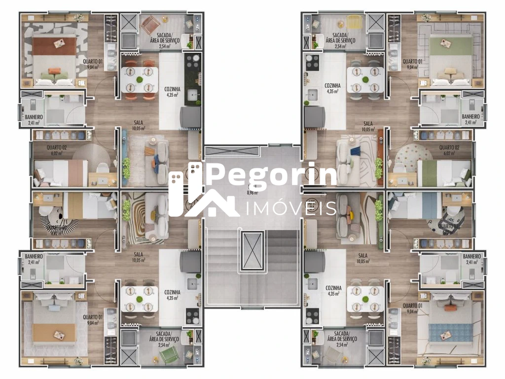 Apartamento, 2 quartos, 52 m² - Foto 29
