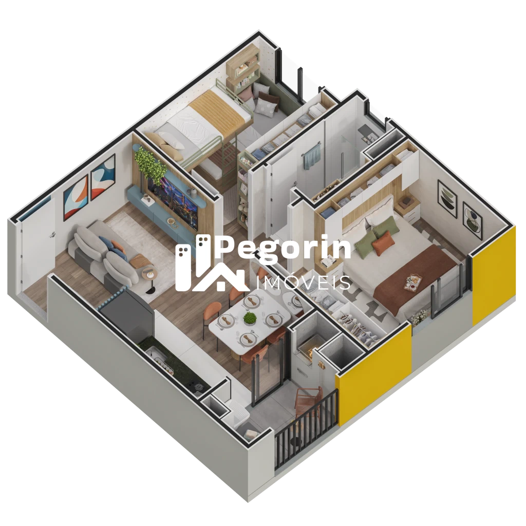 Apartamento, 2 quartos, 52 m² - Foto 28