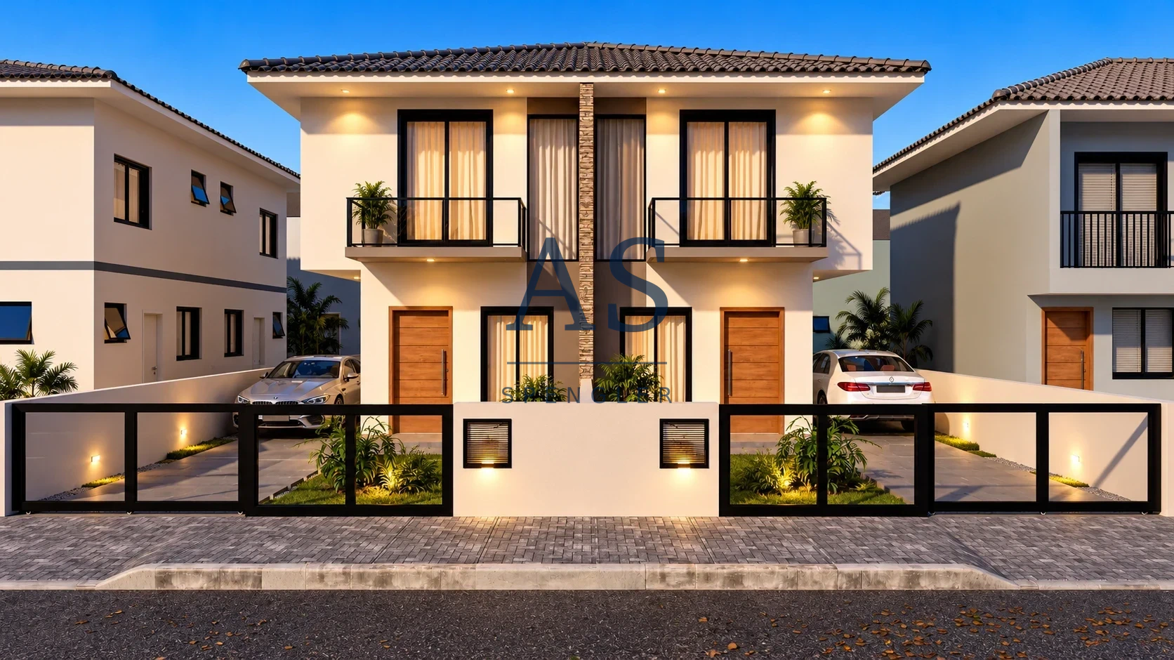 Sobrado Novo 2 SUÍTES 75m² em Palhoça — Residencial Esmeralda SB-03