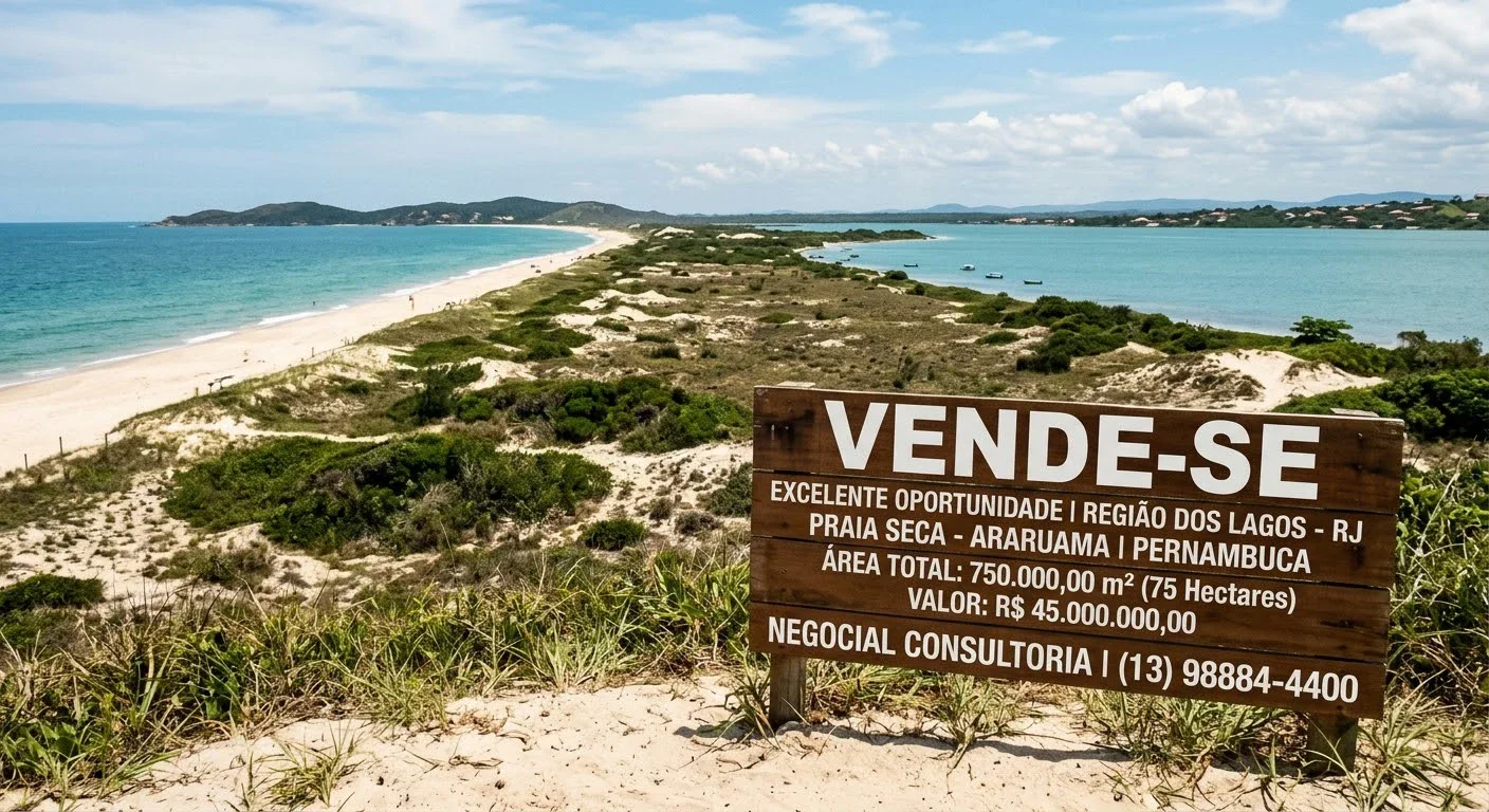 Oportunidade de Investimento Área para venda em Praia Seca