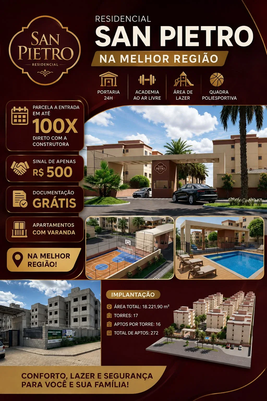 🏡 San Pietro Residencial – Viva melhor todos os dias! 🌟 Seu novo lar em Anápolis, com lazer completo e localização estratégica.