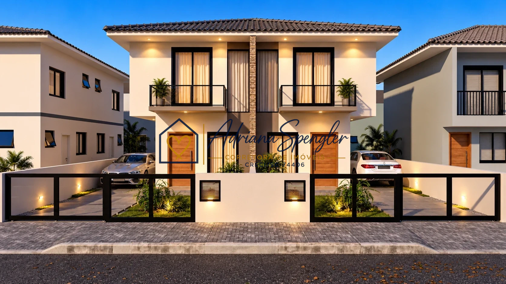Sobrado Novo 2 SUÍTES 75m² em Palhoça — Residencial Esmeralda SB-03