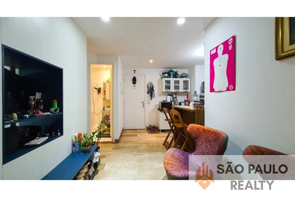 Apartamento à venda com 1 quarto e 2 vagas no Tatuapé, São Paulo