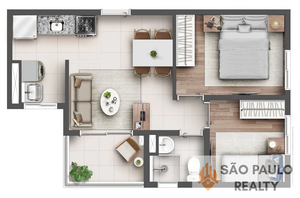 Apartamento 2 dormitórios em Santana 39 a 42m² com sacada | Next Santana | 800m do Metrô Santana - Entrega: Abril de 2027