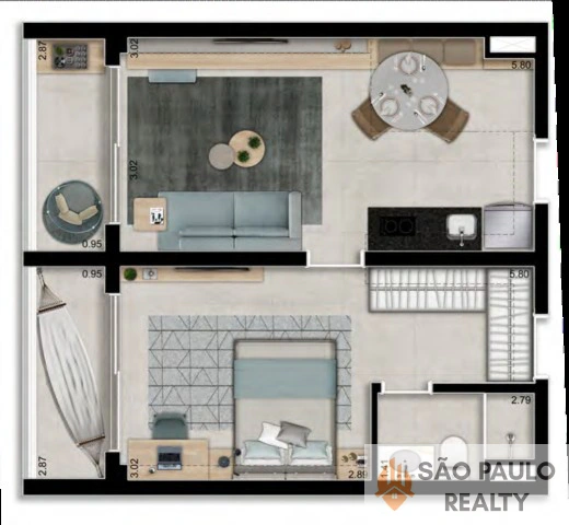 Lasar Chácara Klabin Versatile: stúdios de 23 a 46 m², 1 dormitório, lazer completo, pronto para morar na melhor localização da Chácara Klabin