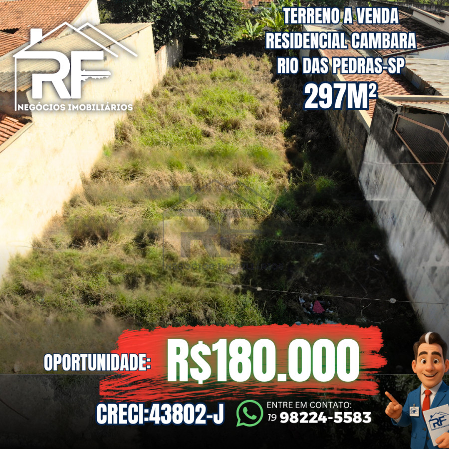 Terreno para Venda em Rio das Pedras, Parque Residencial Cambará - Foto 1